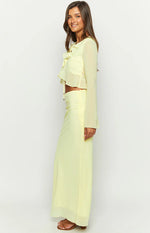 Rarmi Yellow Maxi Skirt