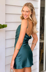 Silas Emerald Green Mini Dress