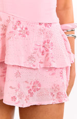 Rihana Light Pink Beaded Playsuit Image