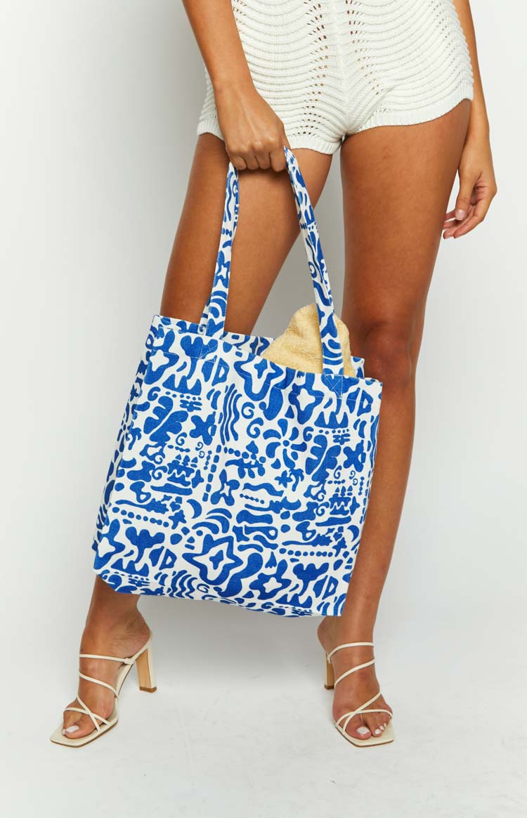 Rome Blue Print Bag Image