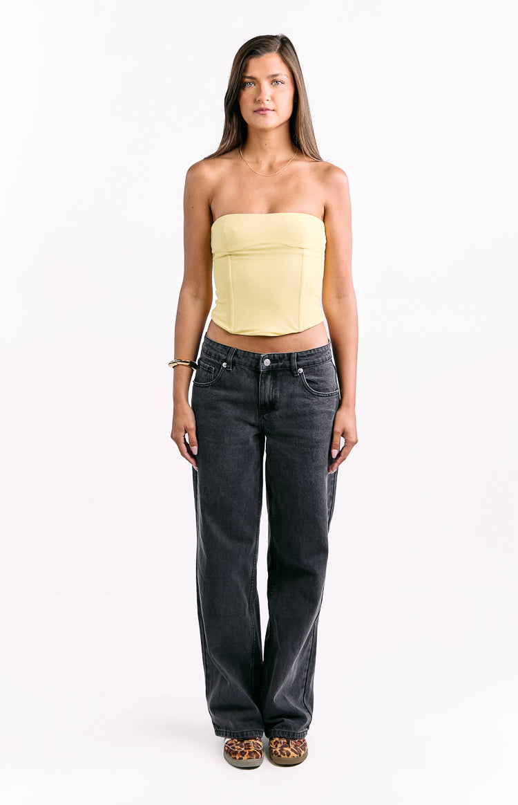 Romeo Yellow Corset Top Image