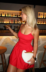 Sharmane Red Mini Dress