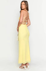 Sonia Yellow Maxi Dress