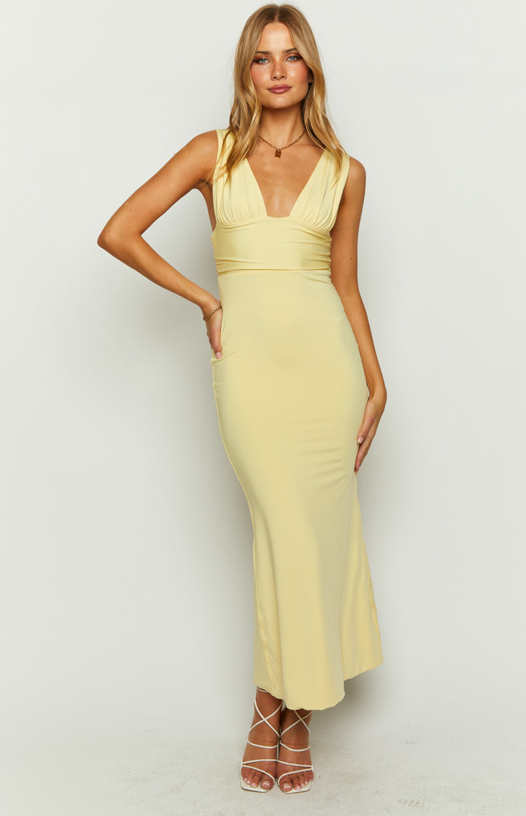 Samira Yellow Maxi Dress Image