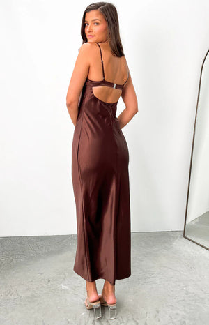 Camielle Brown Maxi Dress