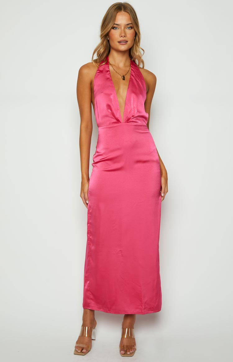 Seattle Pink Halter Formal Dress | Beginning Boutique US Seattle Pink Halter Formal Dress | Beginning Boutique US