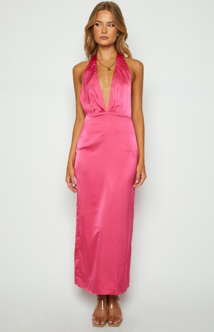 Seattle Pink Halter Formal Dress | Beginning Boutique US Seattle Pink Halter Formal Dress | Beginning Boutique US