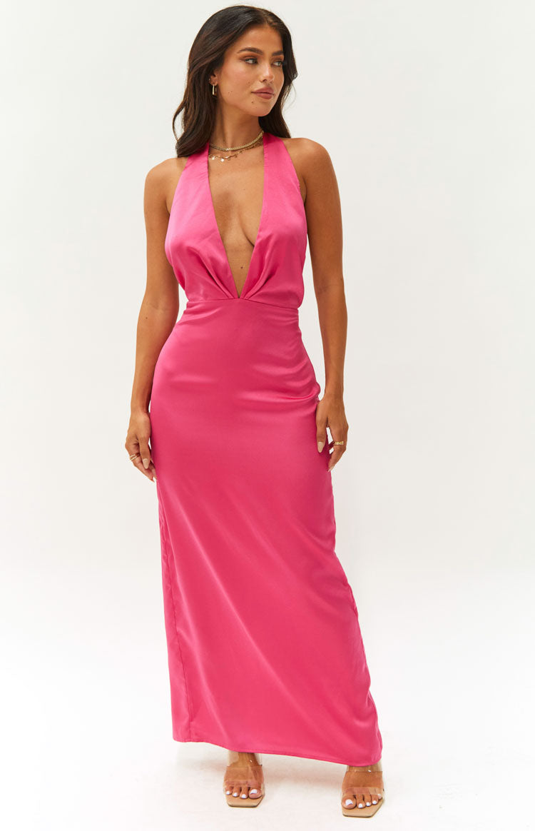 Seattle Pink Halter Formal Dress | Beginning Boutique US Seattle Pink Halter Formal Dress | Beginning Boutique US