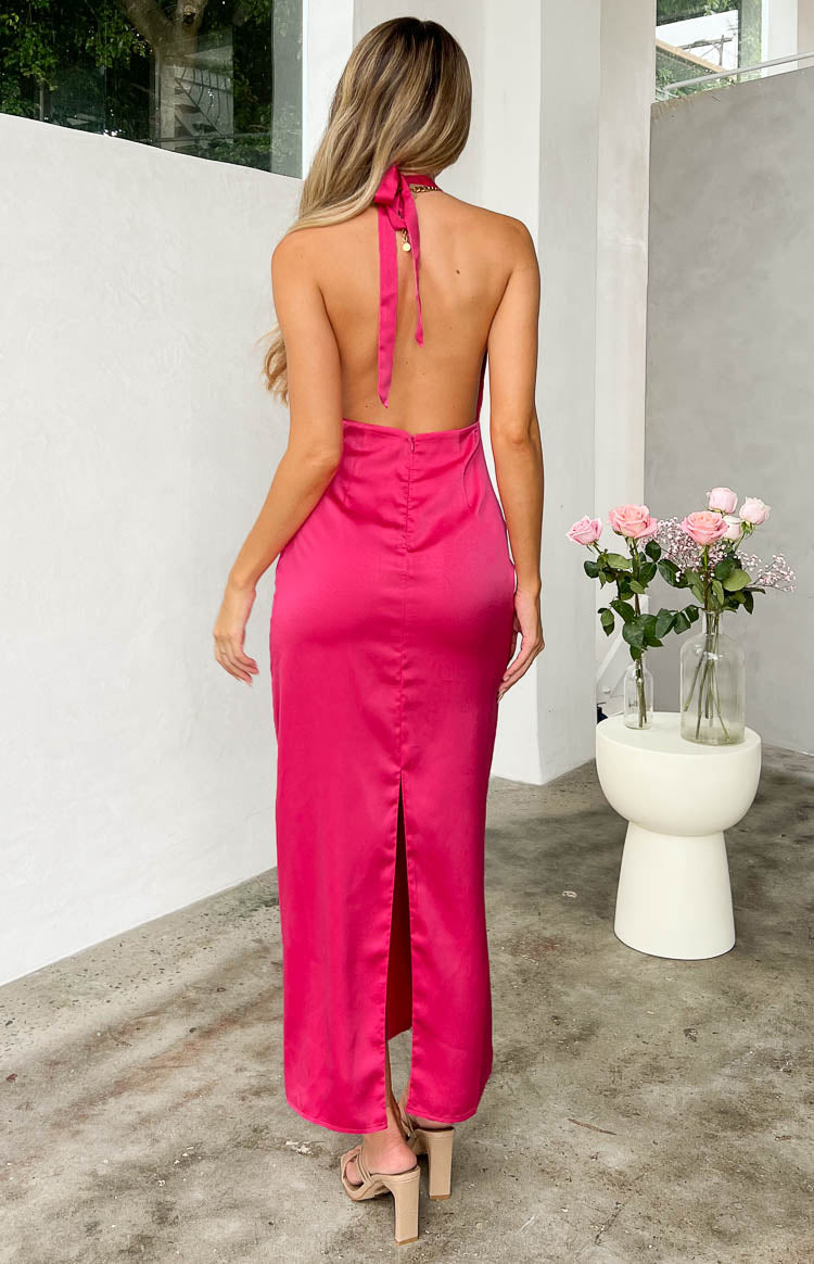 Seattle Pink Halter Formal Dress | Beginning Boutique US Seattle Pink Halter Formal Dress | Beginning Boutique US