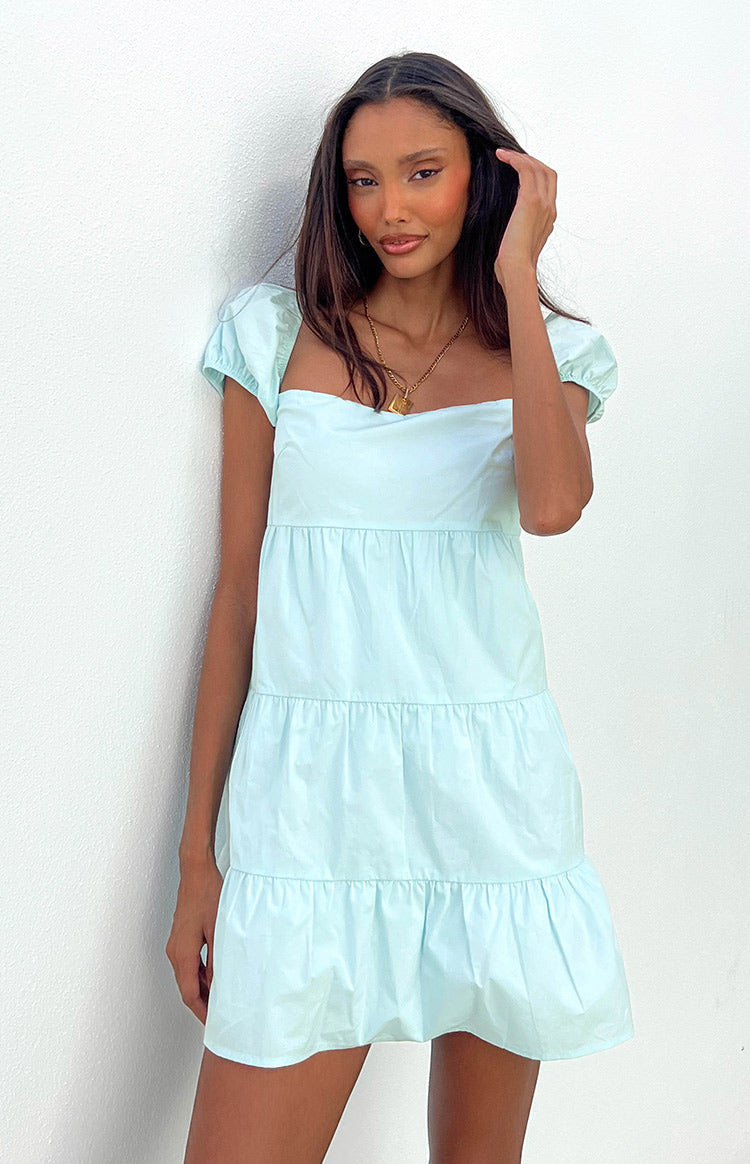 Shari Blue Mini Dress Image