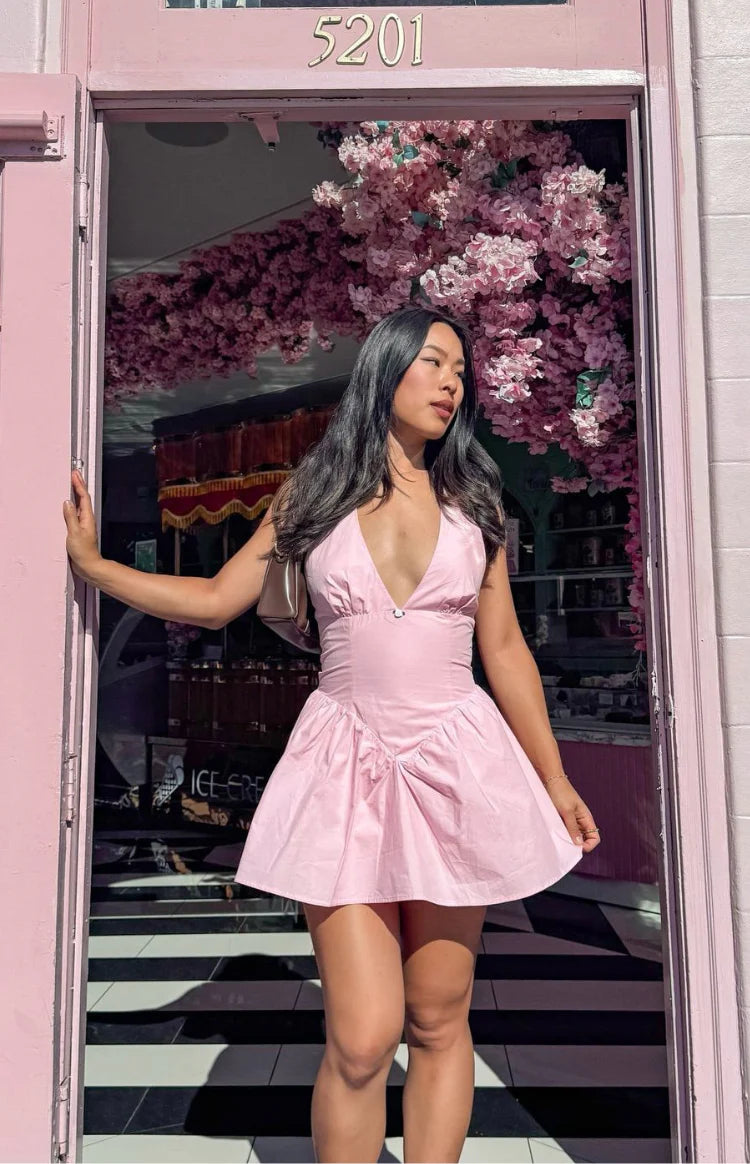 Sonnet Pink Micro Mini Dress | Beginning Boutique US Sonnet Pink Micro Mini Dress | Beginning Boutique US