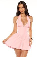 Sonnet Pink Micro Mini Dress Image