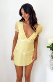 Sonni Baby Yellow Mini Dress Image