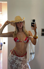 9.0 Swim Sumba Green Floral Bikini Top Image