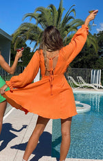 Sun's Out Mini Dress Orange