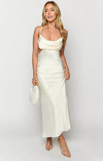 white christmas dresses Taleah Cut Out Maxi Dress Green| Beginning Boutique US 6 main image 0