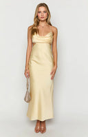 Taleah Yellow Cut Out Maxi Dress - US 18 | Beginning Boutique exclusive Taleah Yellow Cut Out Maxi Dress - US 18 | Beginning Boutique exclusive