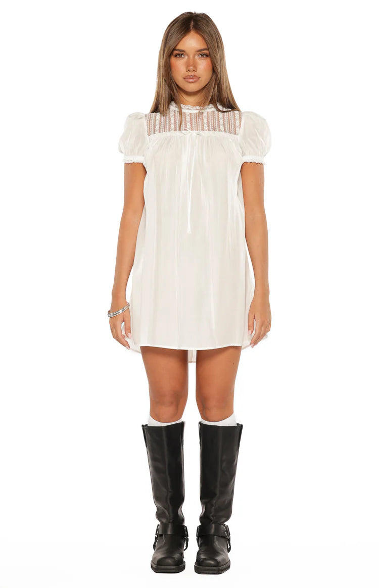 sheer white dress short Cute Strapless White Sheer Homecoming Dress Short Wedding Dress