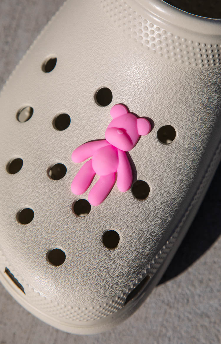 Teddy Pink Shoe Charm Image