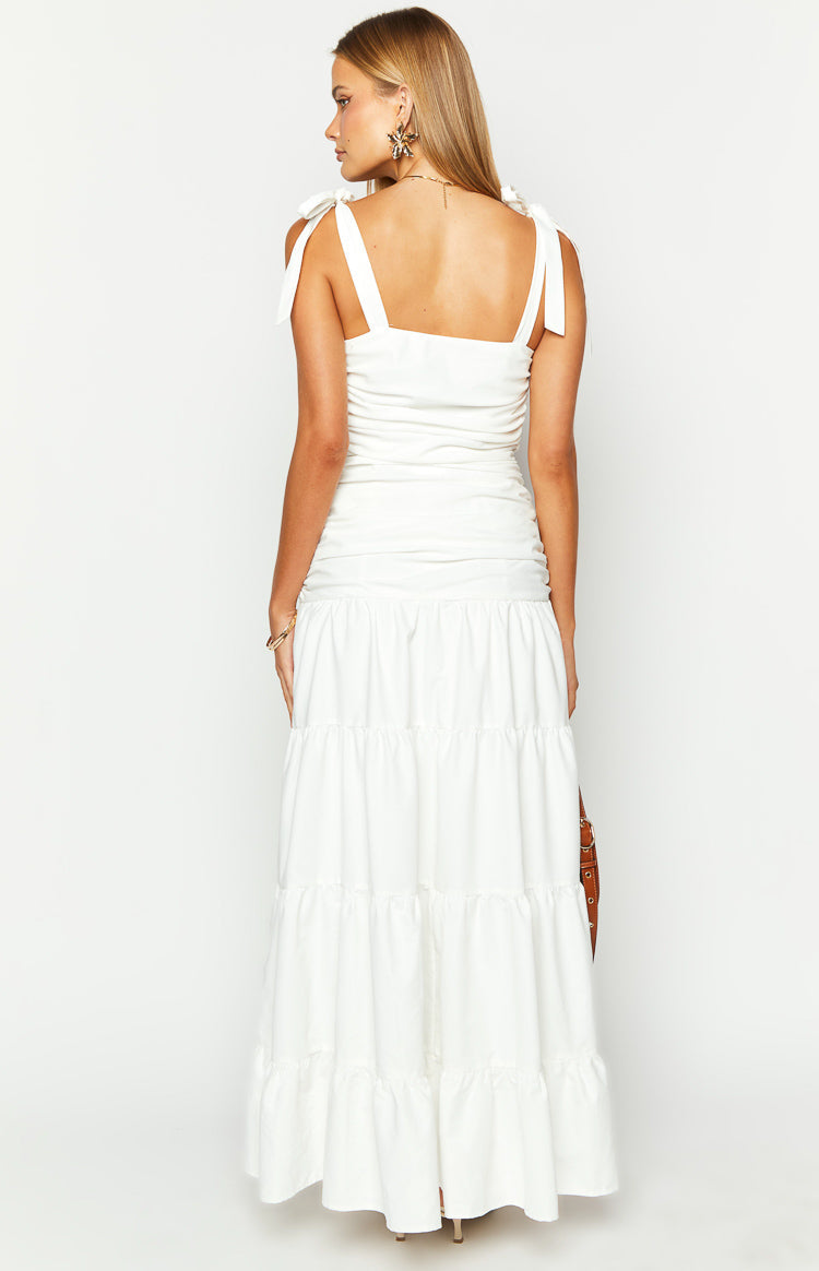 Tessa White Maxi Dress - 12 | Beginning Boutique Exclusive Tessa White Maxi Dress - 12 | Beginning Boutique Exclusive