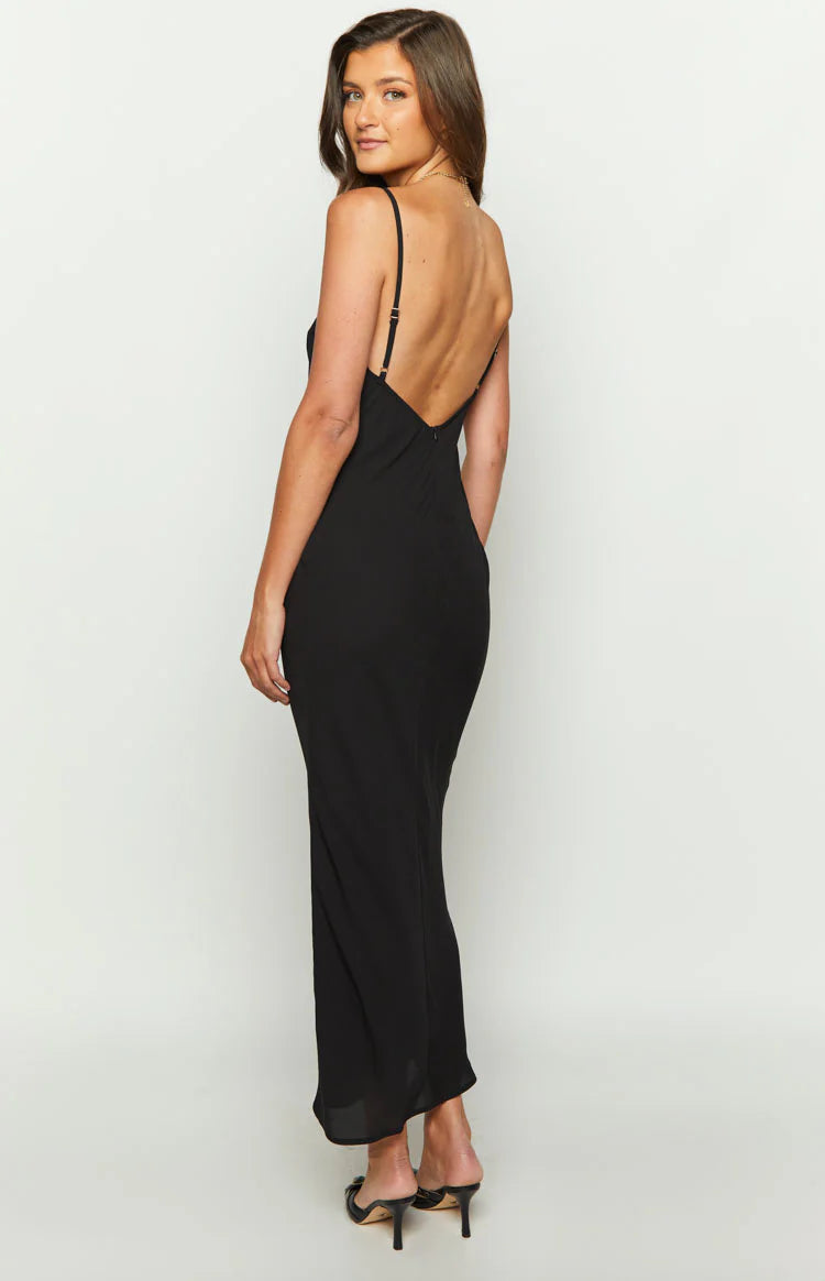 The Exclusive Black Lace Maxi Dress - US 10 | Beginning Boutique Exclusive The Exclusive Black Lace Maxi Dress - US 10 | Beginning Boutique Exclusive