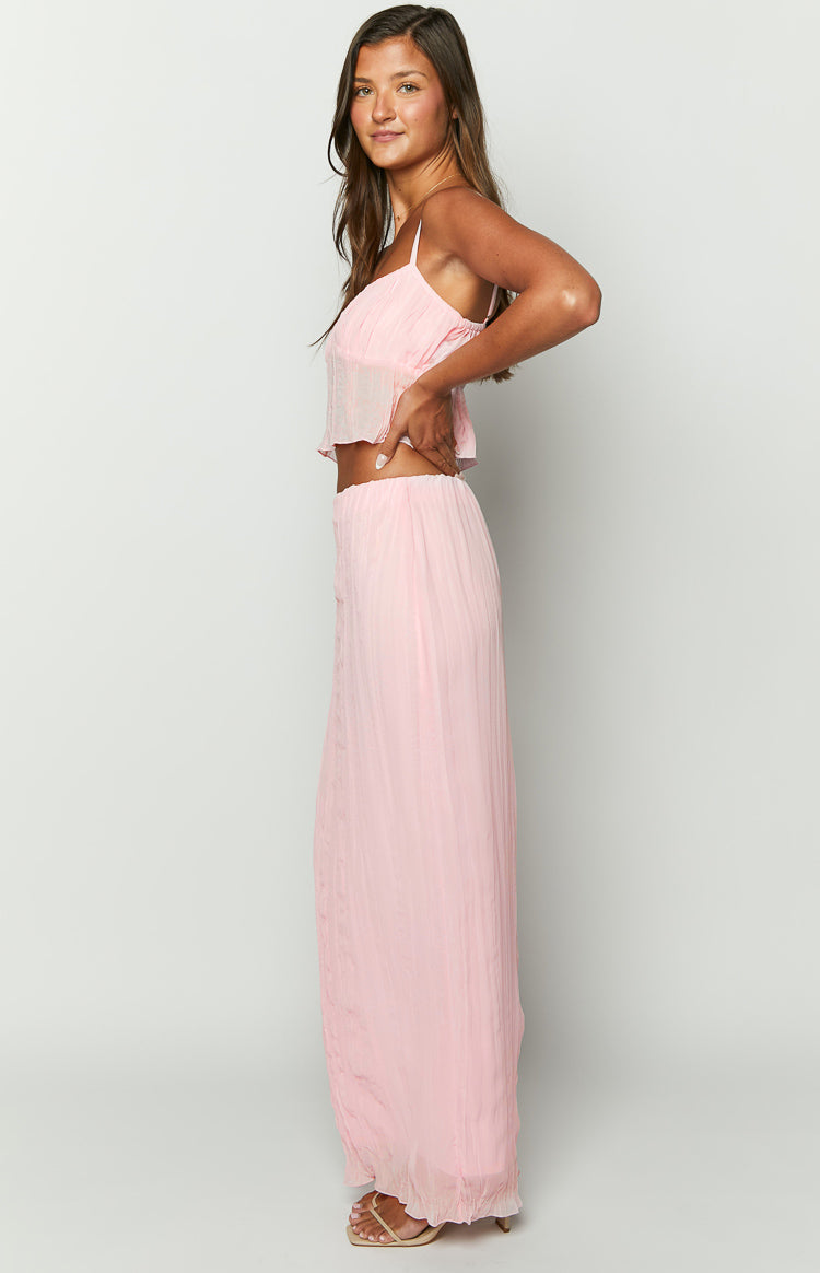 The Moment Pink Maxi Skirt – Beginning Boutique US