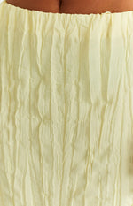 The Moment Yellow Maxi Skirt
