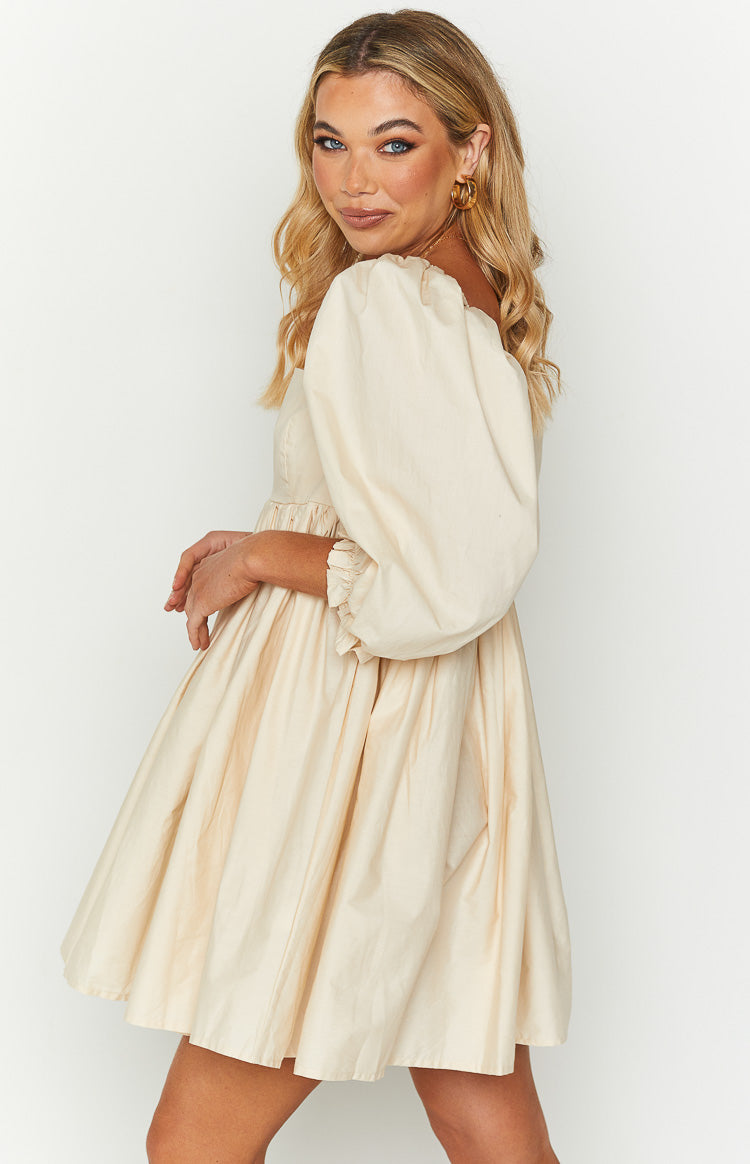Tiana Cream Mini Dress Image