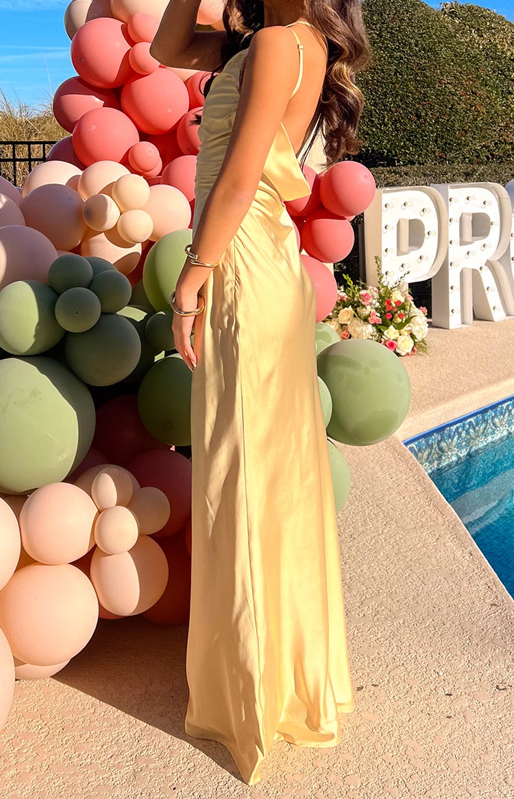 Tina's Dress Boutique Sequin Dress Long Gold Yellow Gown Tina Yellow Formal Maxi Dress Tina's Dress Boutique Sequin Dress Long Gold Yellow Gown Tina Yellow Formal Maxi Dress