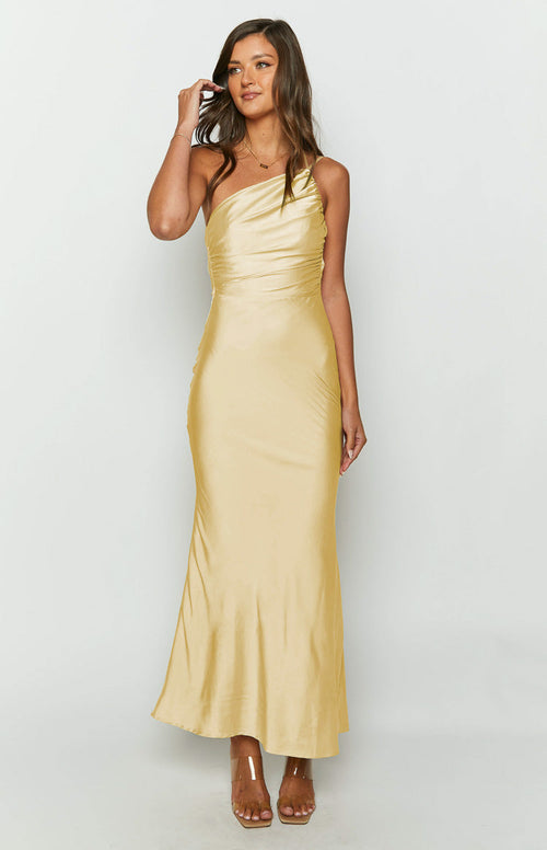 Tina Yellow Formal Maxi Dress – Beginning Boutique US