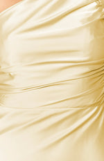 Tina Yellow Formal Maxi Dress