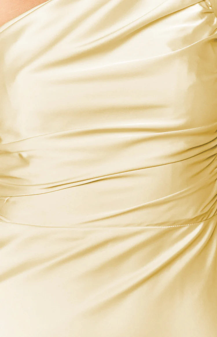 Tina Yellow Formal Maxi Dress