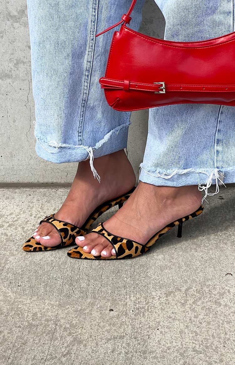 Tony Bianco Leopard Pony Heels – Beginning Boutique US