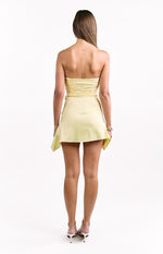 Tory Yellow Strapless Mini Dress Image