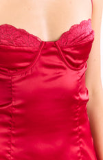 Trouble Wine Mini Dress Image