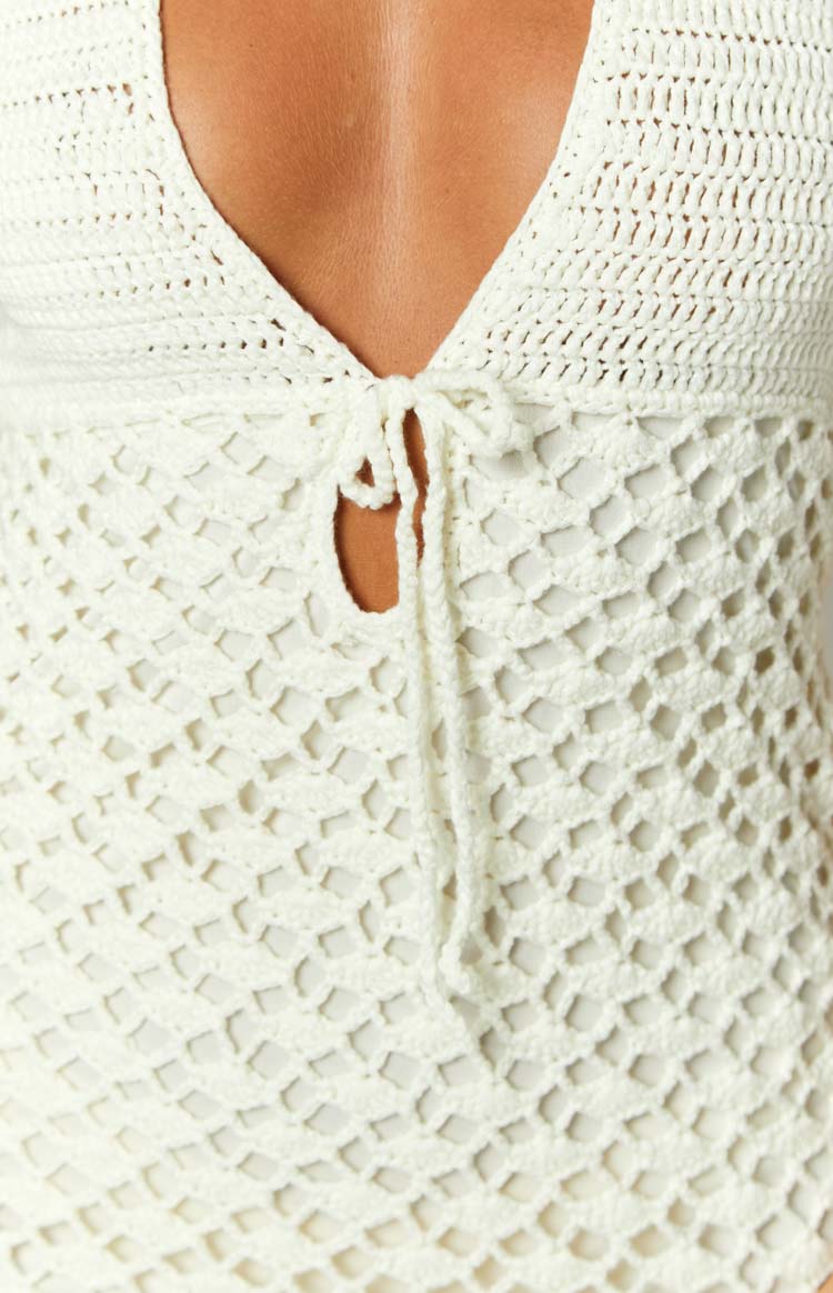 Tulip Cream Crochet Mini Dress | Beginning Boutique US Tulip Cream Crochet Mini Dress | Beginning Boutique US