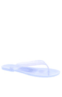 Beginning Boutique Twila Blue Jelly Thongs light blue jelly thongs with classic V-strap design