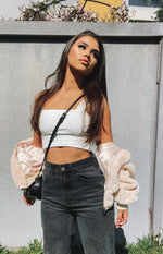 Robin Wide Leg Jeans Black Wash