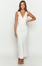 Vira White Maxi Dress Image
