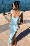 Wendy Blue Maxi Dress Image