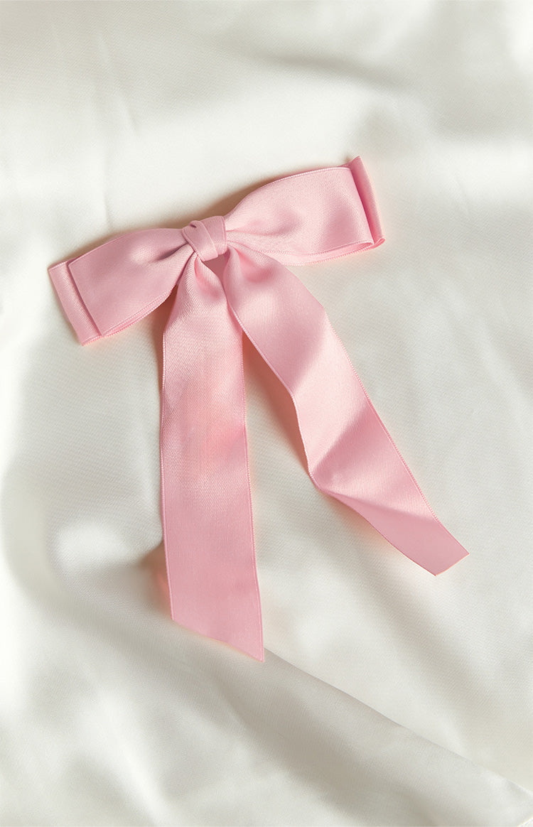 Whimsy Willow Pink Bow Hair Clip (FREE over $90) Image