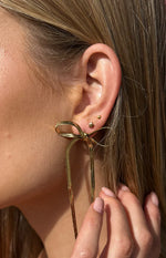 Zenith Gold Bow Earrings (FREE over $100)
