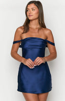 Zoella Hot Pink Off The Shoulder Mini Dress