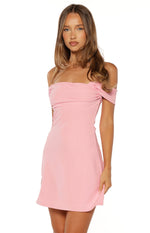 Zoella Pink Off The Shoulder Crepe Mini Dress - PRE ORDER Image