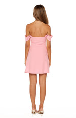 Zoella Pink Off The Shoulder Crepe Mini Dress - PRE ORDER Image