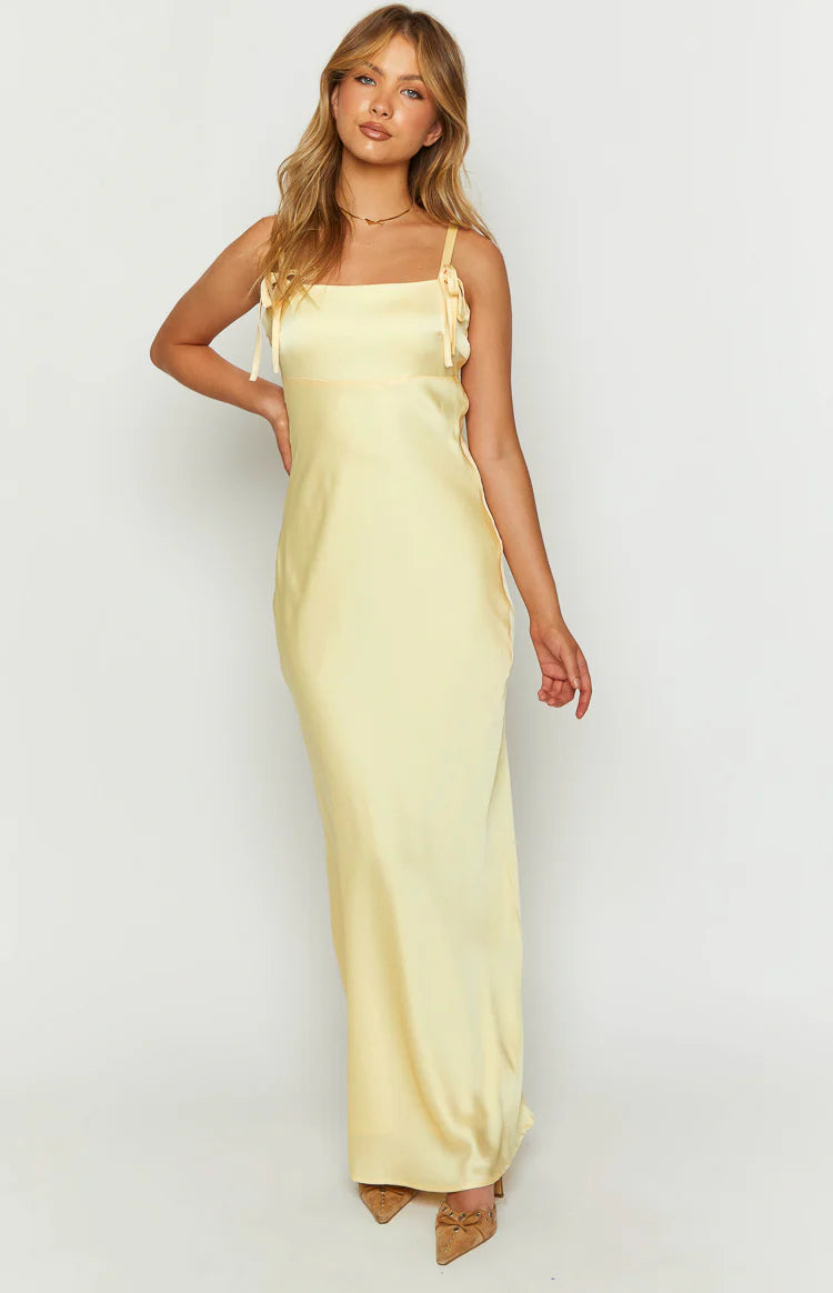 zya silk dress Reformation Zya sleeveless silk maxi dress