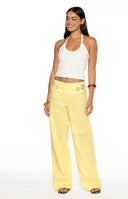 Alamara Yellow Floral Detail Wide Leg Pants - PRE ORDER
