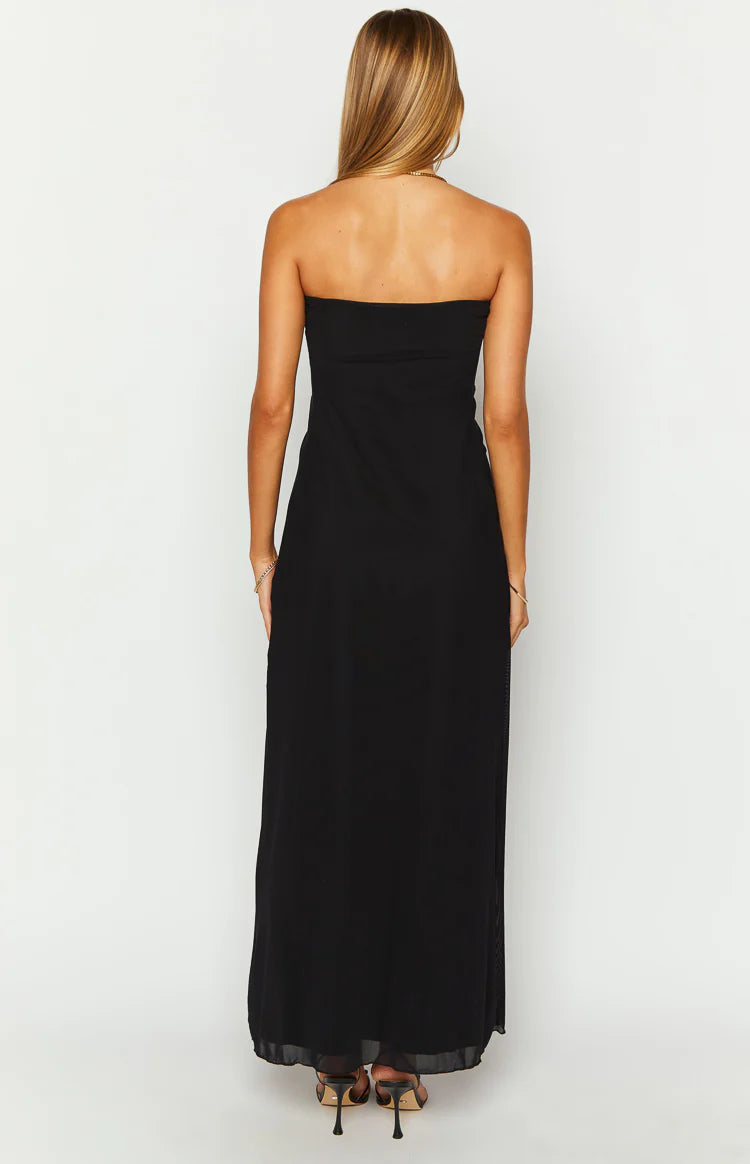Braelyn Black Strapless Maxi Dress | Beginning Boutique US Braelyn Black Strapless Maxi Dress | Beginning Boutique US