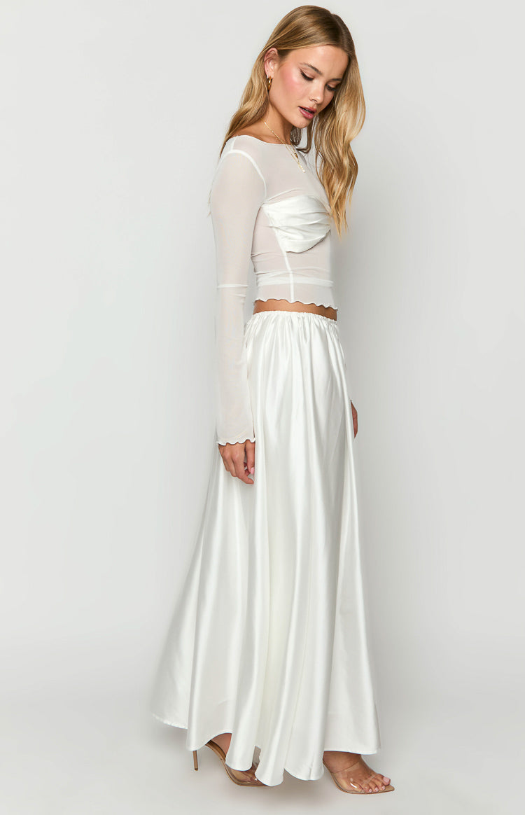 Clementine White Maxi Skirt - 6 Clementine White Maxi Skirt - 6