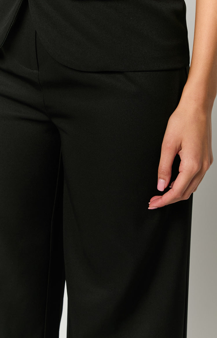 Dien Black Tailored Pants - 4 | Beginning Boutique Exclusive Dien Black Tailored Pants - 4 | Beginning Boutique Exclusive